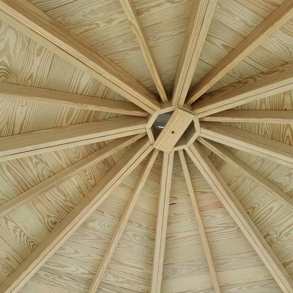 porch ceiling B and G Contracting